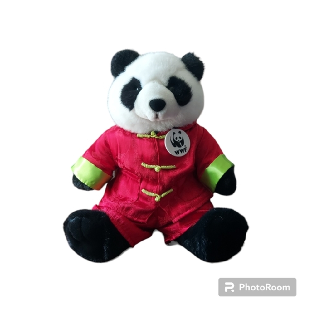 1997 Vintage Build-A-Bear Panda Plush World Wildlife Fund